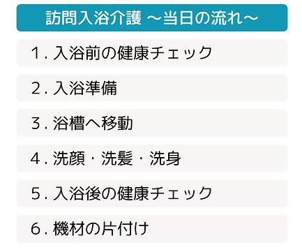 訪問入浴介護とは サービス内容 人員基準 利用方法 料金などを紹介 介護のほんね