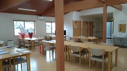 アクア大島グループホーム 食堂・デイサービスレクリエーションルーム