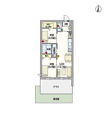 ヘーベルVillage武蔵新城～リープ・グランツ～ Cタイプ105号室