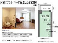 ユトリーム大阪北 2階居室イメージ