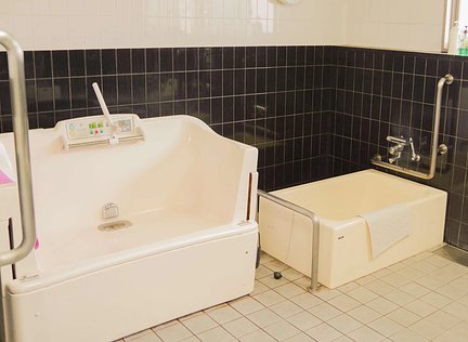 住宅型有料老人ホーム宝の看護サカイ 機械浴です。